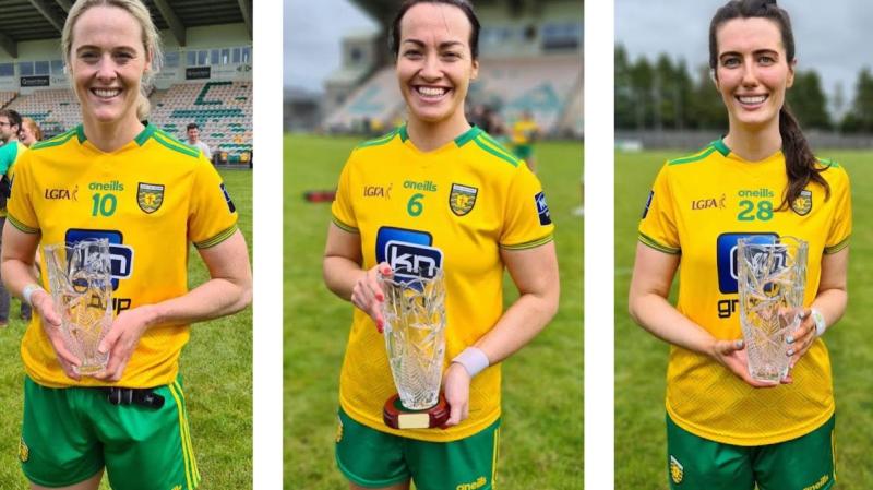 Acknowledgment presentation by Donegal LGFA to three 'brilliant role models'