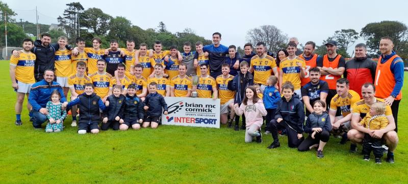 Kilcar survive late goal score to take Division 1 league title against Naomh Conaill