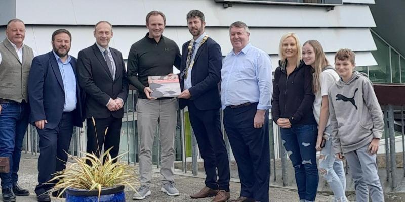 Visit from California state assembly member with Donegal links 