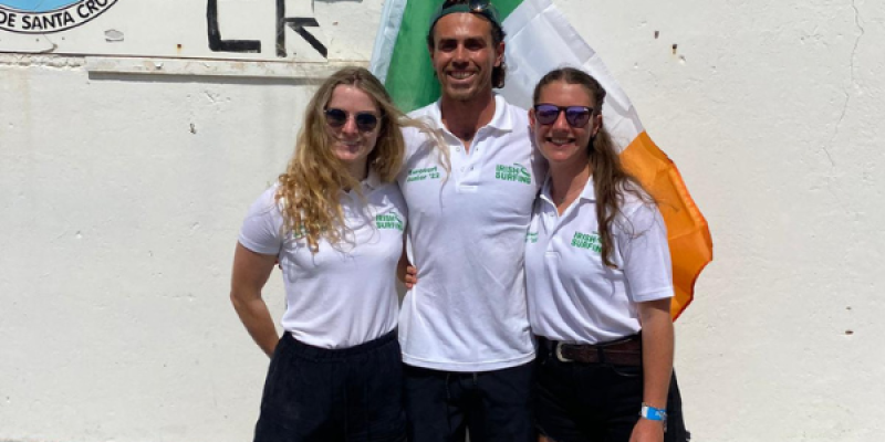 Donegal surfers in European action