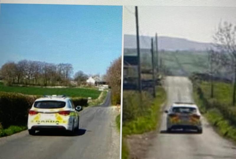Mystery as to how a garda car ended up over the border