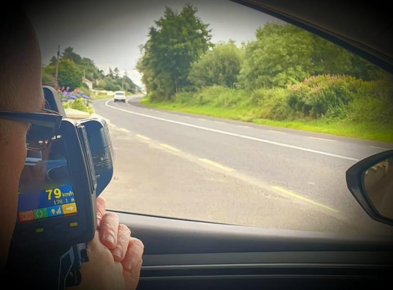 High visibility garda patrols, speed checks and checkpoints around the county this weekend 
