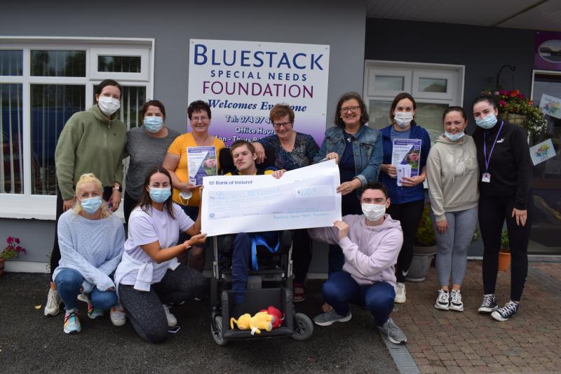 A special winner of Bluestack Special Needs Foundation's first jackpot