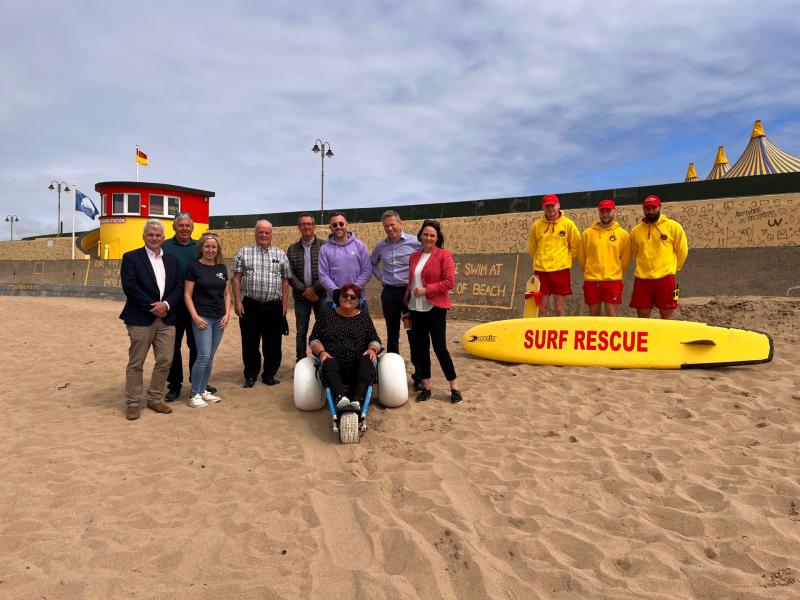 Bundoran’s new beach accessible wheelchair 'fantastic' but issues remain