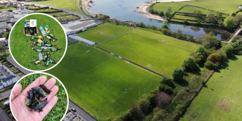 Disgust as broken glass found strewn on Buncrana pitch before under-11 game 