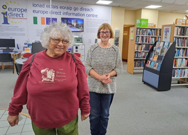 Harry Potter star Miriam Margoyles surprises patrons at Donegal Library