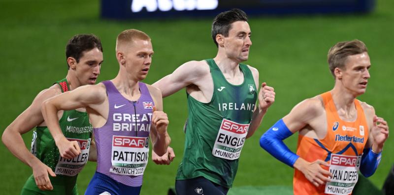 Impressive Mark English reaches European 800m final