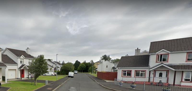 Four inch cement block thrown through window of woman living alone