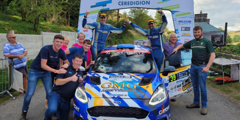Eamonn Kelly wins Junior British Rally Championship