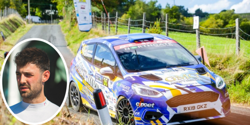 A head for speed: Eamonn Kelly stays relaxed in rally’s high-speed cooker