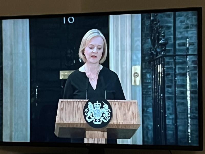 Taoiseach on British Prime Minister's resignation 