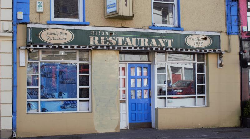 Wave of nostalgia hits Donegal Town as old Browne's Café signage is uncovered