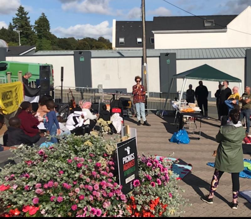Great atmosphere, food and music at Palestinian event in Letterkenny