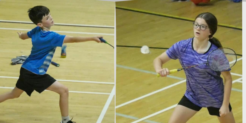 Raphoe badminton duo chosen for Swedish Youth Games
