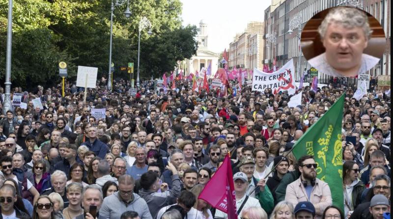 Donegal people make their voices heard at the Cost-of-Living Coalition march on Saturday