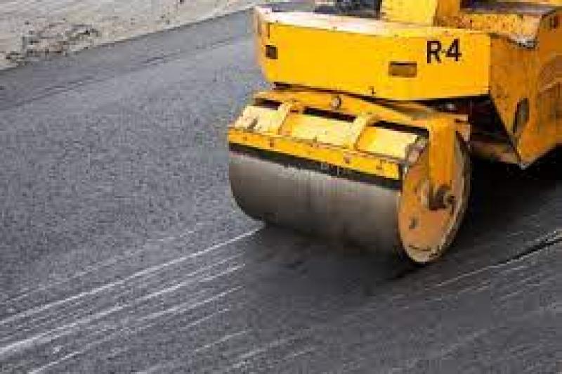 Resurfacing work in the Manorcunningham area