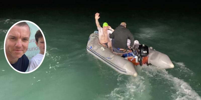 Lifford man Shane McCauley swims English Channel in under 12 hours