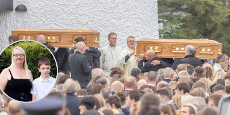 Creeslough funerals hear of ’beautiful’ James and ‘bubbly’ mum Catherine
