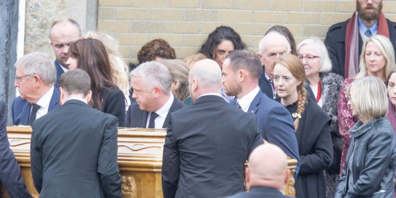James O’Flaherty’s son, 12, tells mourners to cherish their families