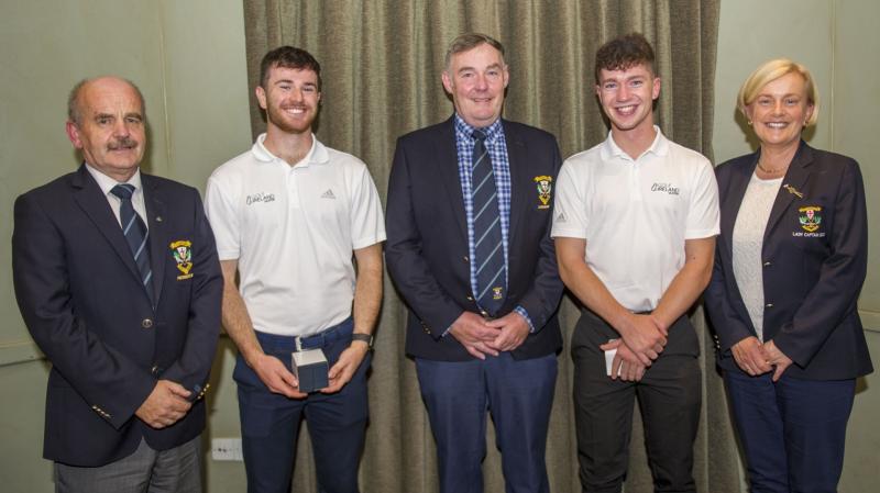 Ryan Griffin and Cian Harkin recognised by Letterkenny Golf Club