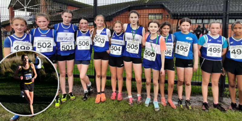 Burke fifth in international cross country as Finn Valley dominate medals in Ulster even ages