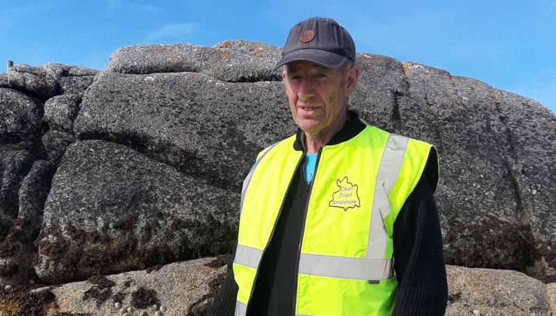 Peter O’Donnell from Arranmore island a Clean Coasts Ocean Hero 2022 award