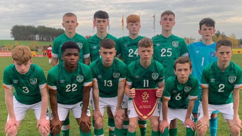 Finn Harps duo Alex Cullen and Ched McGrath help Ireland U-15s win in Poland