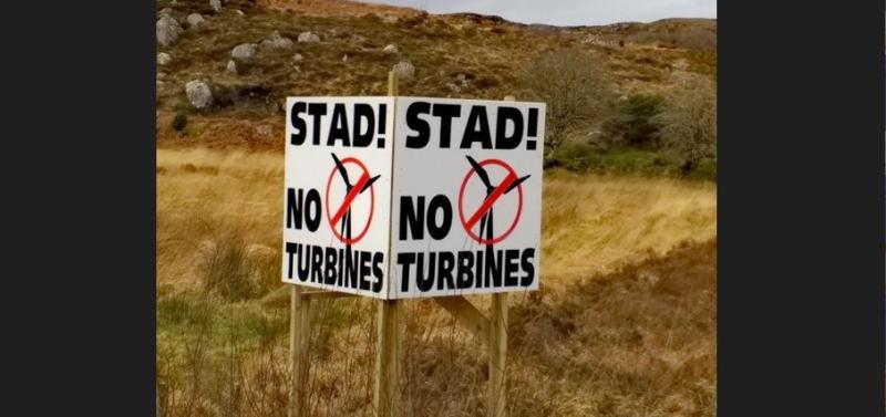 Opposition to west Donegal wind turbines plan will not blow over say community leaders