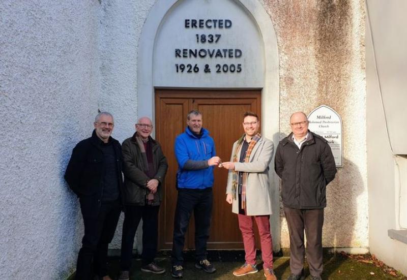 Reformed Presbyterian Church has gifted the former church to the Milford community