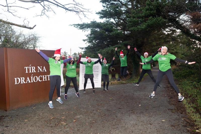 Dungloe AIB staff encourage communities to take part in the GOAL Mile this Christmas