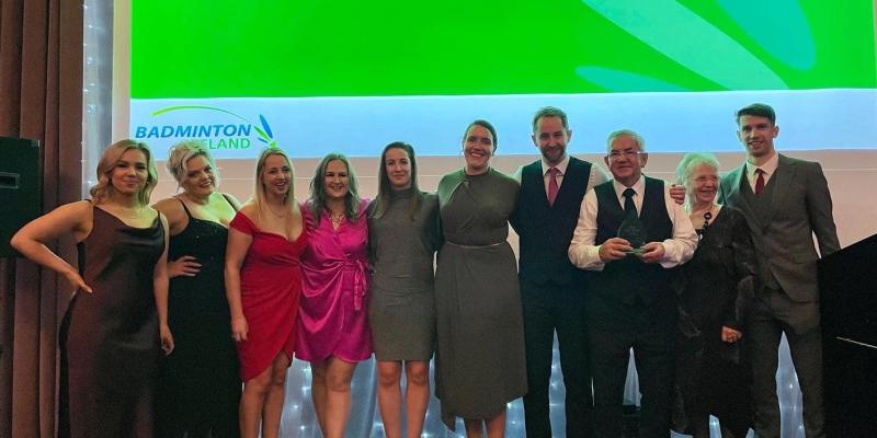 Raphoe Badminton Club take Club of the Year award