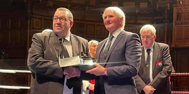 Dunfanaghy boxing coach Eddie Harkin honoured by Ulster Council