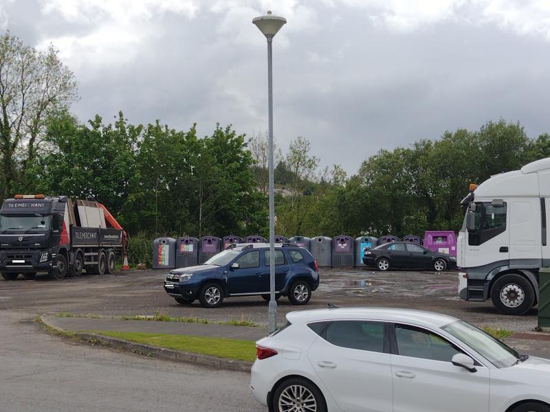 Donegal Town bottle bank SMCNAMARA