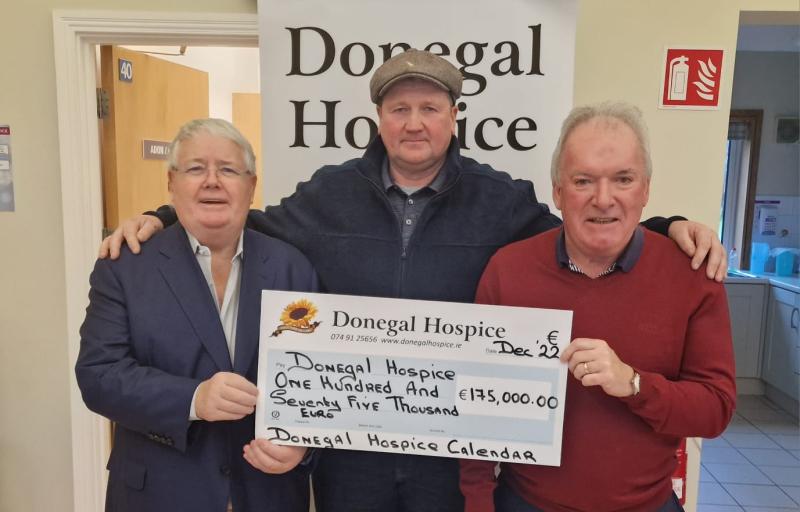 Brendan 'Tiny' Vaughan has raised €175,000 for the Donegal Hospice