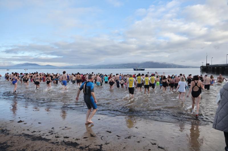 Gallery: A brrrrr-illiant start to the New Year with the Rathmullan swim