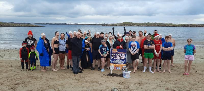 Great turn out for first New Year's Dip in aid of Gemma's Legacy of Hope