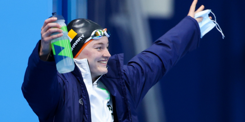 Mona McSharry takes impressive gold in US