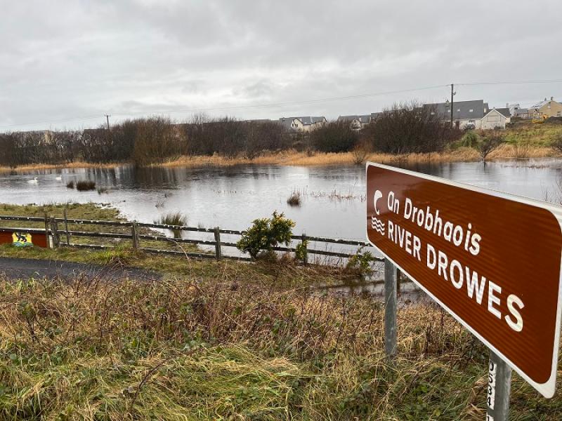Flooded Drowes hampers any prospect of first salmon for now  