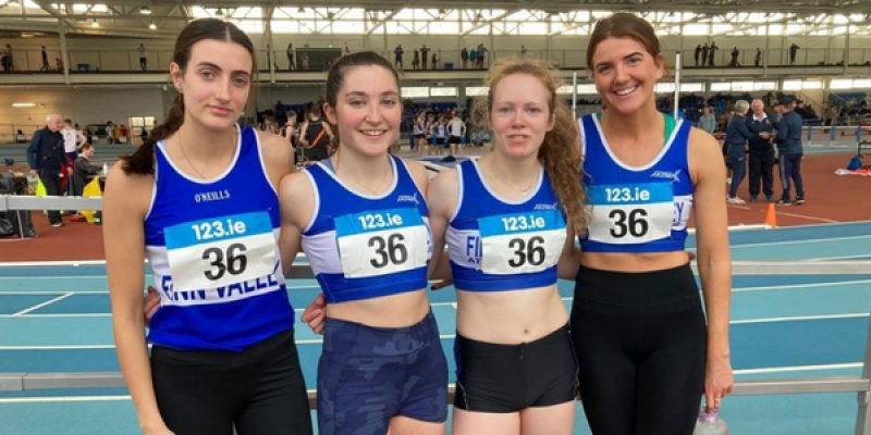 New Ulster record for Finn Valley 4x200m women 