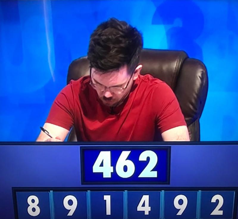 Good luck to Peter Burke who battles it out on Countdown today 