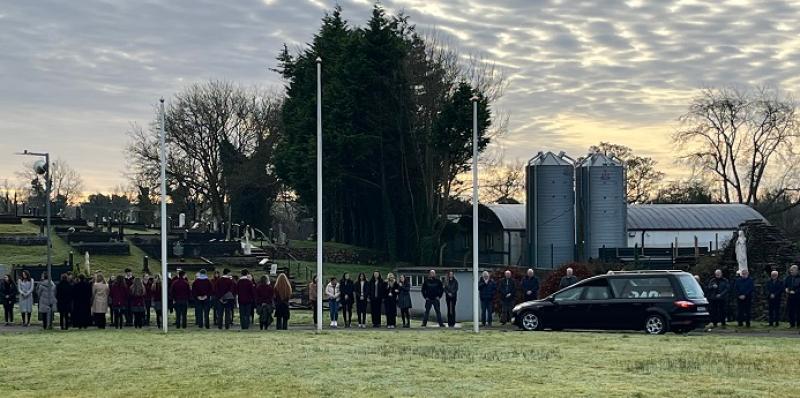 Large turnout for funeral of Donal Bradley, Donegal Town 