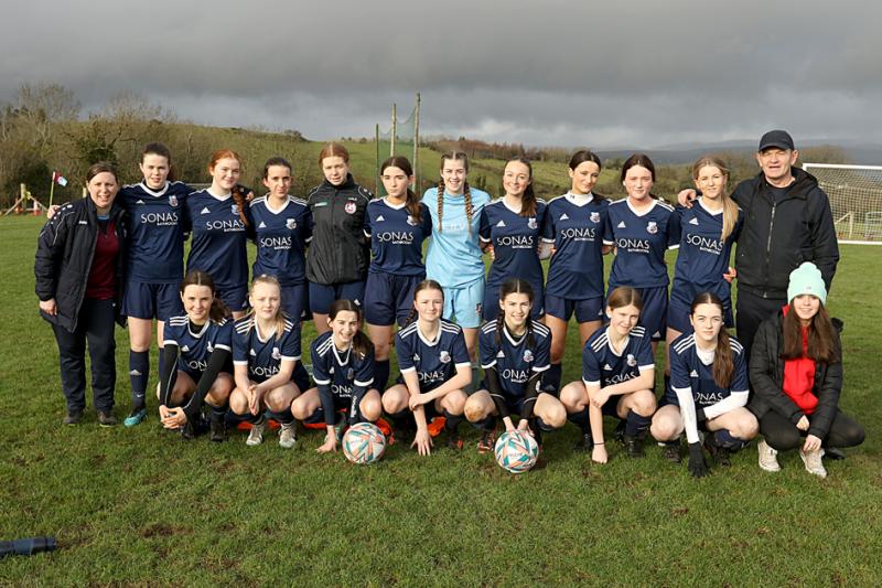 Drumbar U-16 girls bow out to impressive Portlaoise AFC side