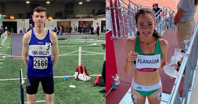 A record breaking night for Finn Valley AC duo in US