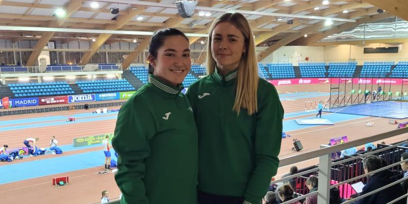 Lucy McGlynn and Hannah Murray compete for Ireland in Spain