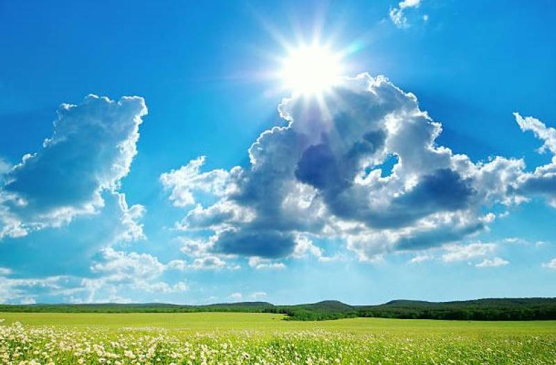 Cloudy with sunny intervals today