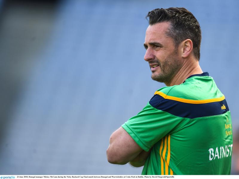 Mickey McCann content for Donegal to have competitive action 