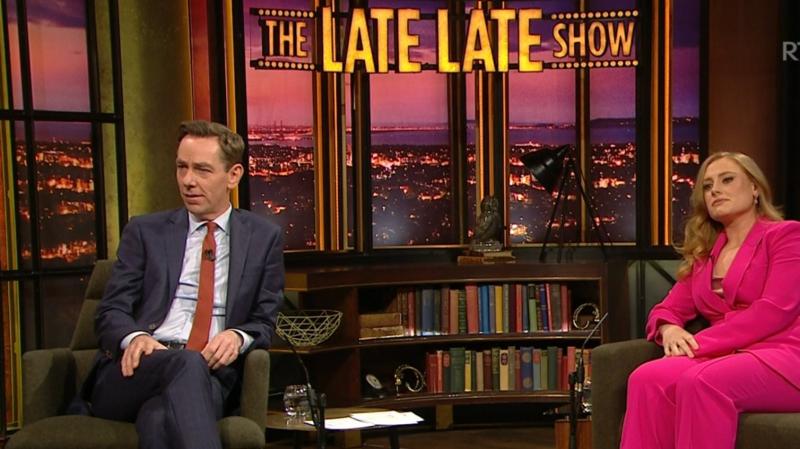 Ryan Tubridy says 'what a pleasure' to have Amber Barrett on the Late Late Show