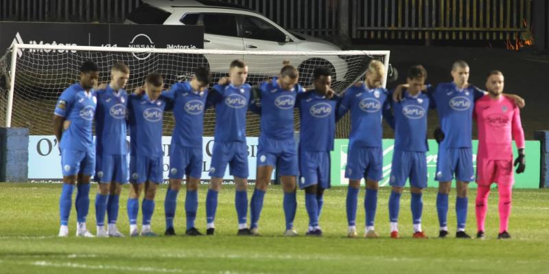 Watch: Finn Park falls silent to remember Kieran McGrath and Liam Haughey