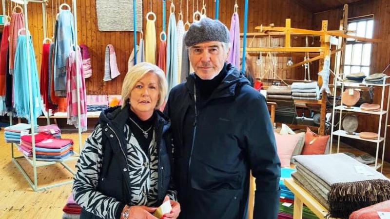 Pierce Brosnan shows he's just nuts about McNutt's