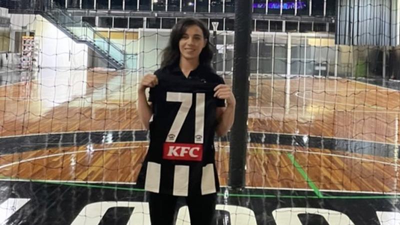 Therese McCafferty joins Collingwood VFLW Aussie Rules side 